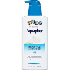 best products for healthy hair Aquaphor Baby Gentle Wash & Tear Free Shampoo