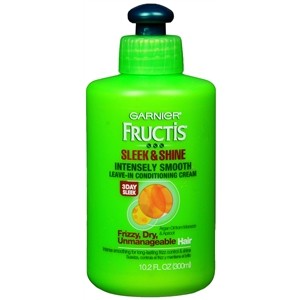 best products for healthy hair Garnier Fructis Sleek & Shine Intensely Smooth Leave-In Conditioning